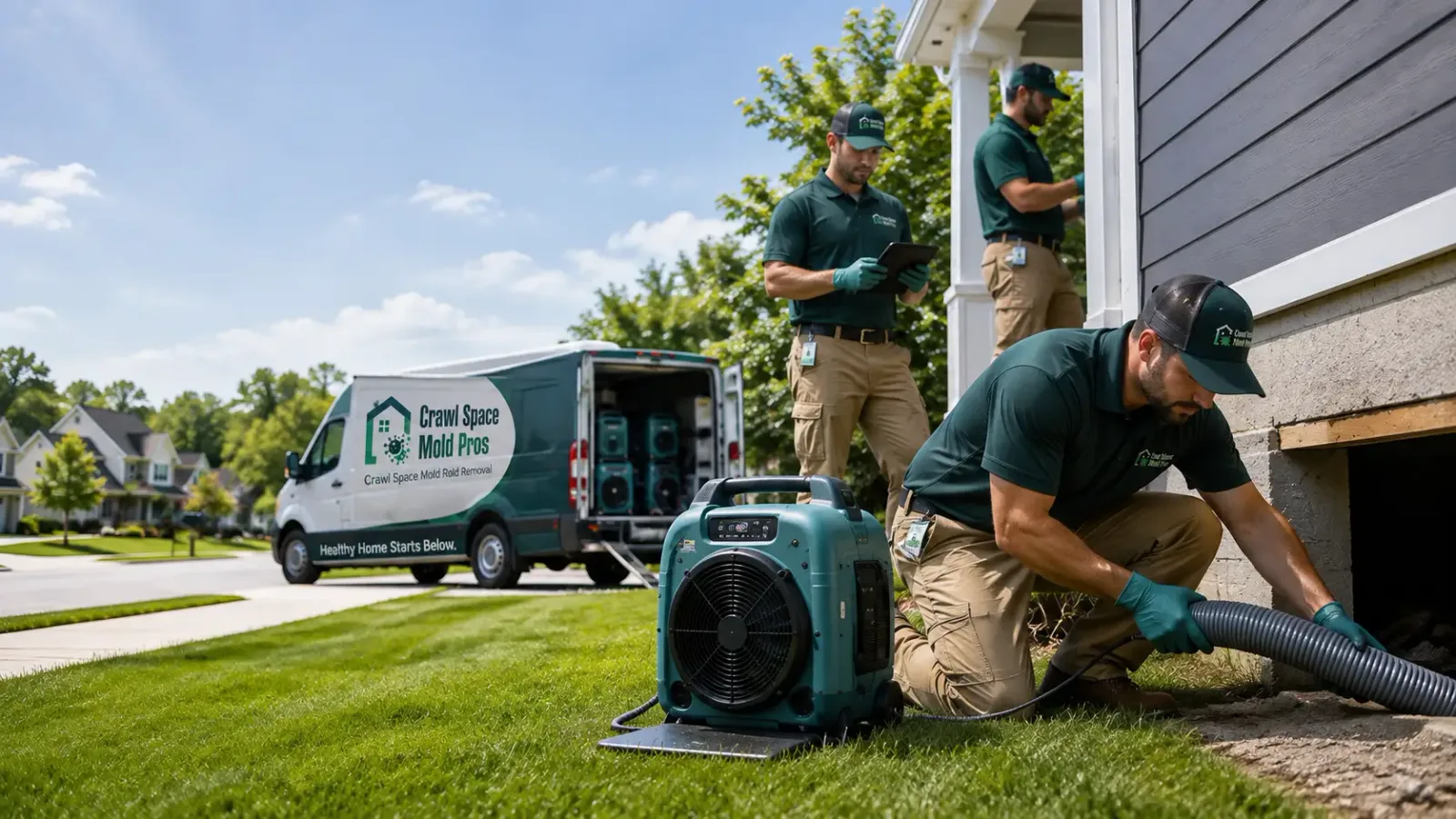 Crawl Space Mold Removal in Suffield, CT